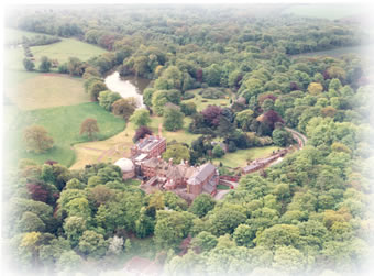 Aerial View of Ince Blundell Hall